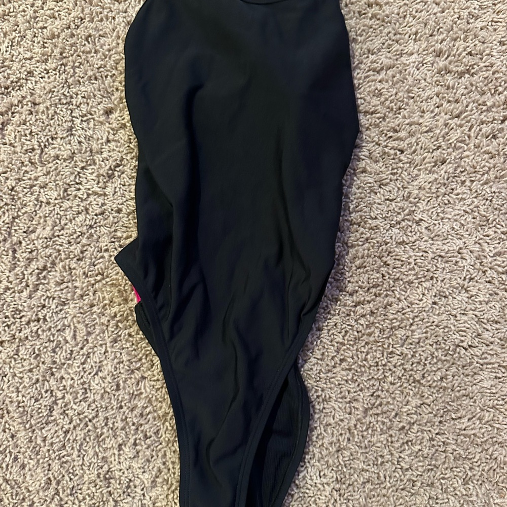 Jolyn Classic Black One-Piece Swimsuit